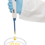 Goutte Huile de THC versée par pipette