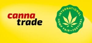 canna trade Bannière sur un fond jaune