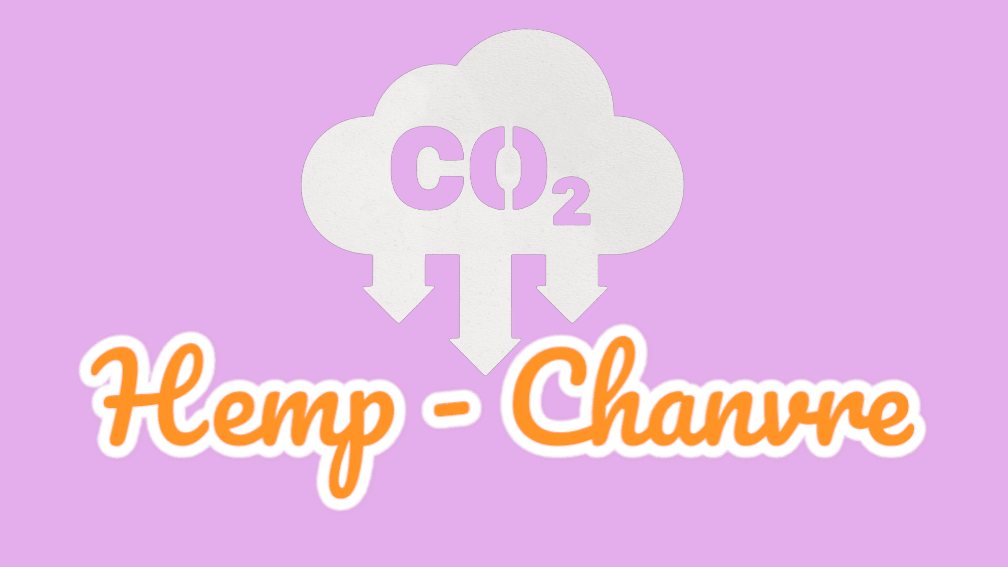 symbole de séquestration carbone avec le Chanvre