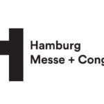 Logo hamburg Messe congress en noir et blanc